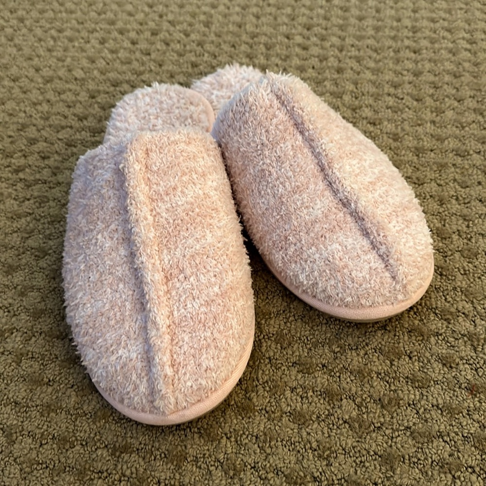 Barefoot Dreams CozyChic COZY slipper Dusty Rose Size Small (5/6)